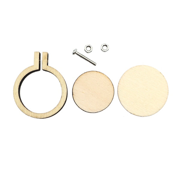 Crame de broderie "Cadre de broderie miniature ronde 2,5 cm x 3cm ZA0781"