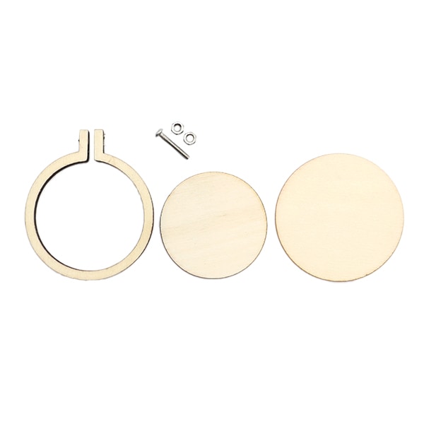 Marco de bordado "Marco de bordado en miniatura Ronda 4cm x 4.7cm ZA0783"