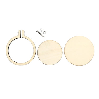 Marco de bordado "Marco de bordado en miniatura Ronda 4cm x 4.7cm ZA0783"