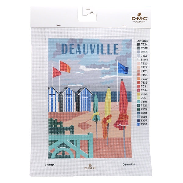 Embroidery kit "Print Canvas Doville C2201" DMC Dewhem Sea