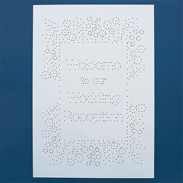 Embroidery kit "YarnPaper embroidery welcome board Mimosa H435-001] Hamanaka