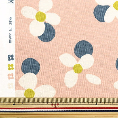 [De la cantidad 5] Fabric "Oxcalarismo Dot y Flower Pink 142-1340-B2"