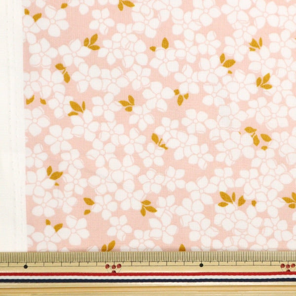 [De la quantité 5] Tissu "Sièges Pink Flower multi-étroies 142-1341-C1"