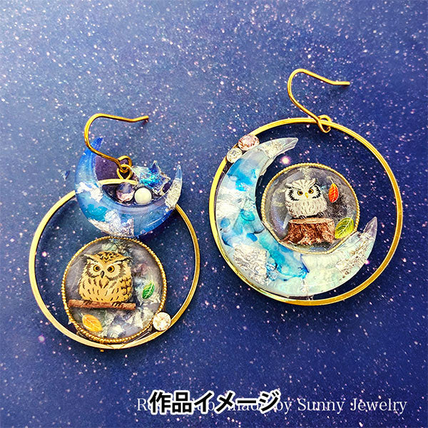 レジン材料 『フクロウ 両面 RC-OWL-101』 レジンクラブ – Yuzawaya
