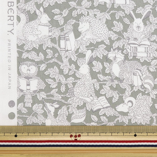 [From quantity 5] Fabric "Liberty Fabric Tana lawn Woodland Library DC32583-C] Liberty Japan