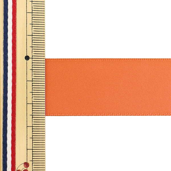 الشريط ``بوليستر ساتان على الوجهينالشريط برتقالي 25 مم × 3 م"