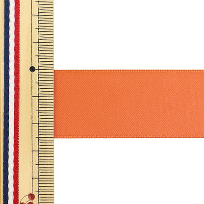 الشريط ``بوليستر ساتان على الوجهينالشريط برتقالي 25 مم × 3 م"
