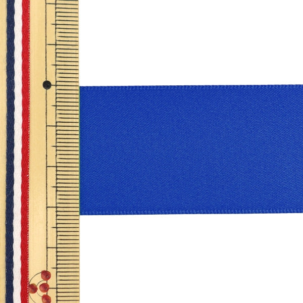 الشريط ``بوليستر ساتان على الوجهينالشريط أزرق 32 مم × 3 م"