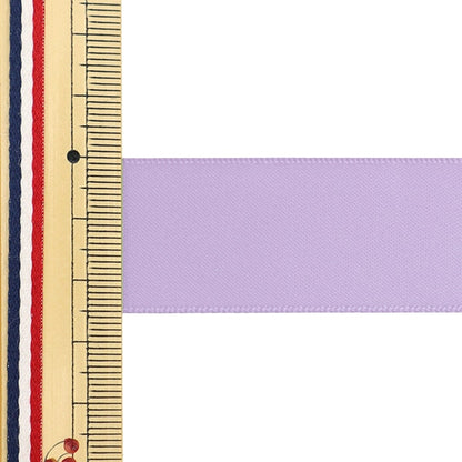 리본 "폴리 에스테르 이중 새틴리본 보라색 25mm x 3m "