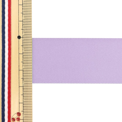 리본 "폴리 에스테르 이중 새틴리본 보라색 28mm x 3m "