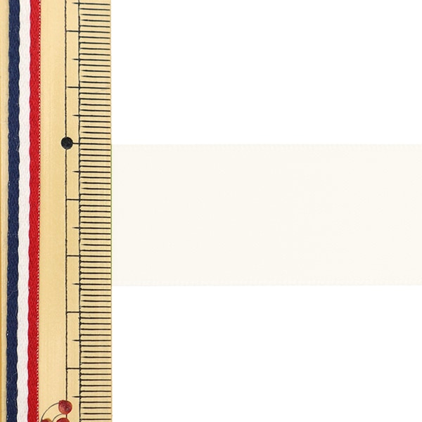 الشريط ``بوليستر ساتان على الوجهينالشريط عاجي 25 مم × 3 م"