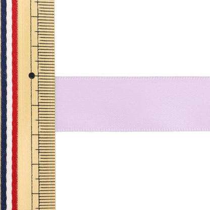 リボン 『ポリエステル両面サテンリボン スミレ 19mm×3m』