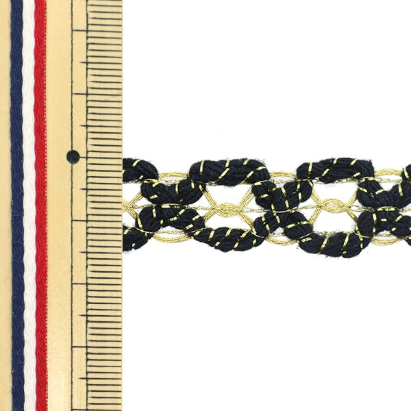 [الكمية من 5] الحرف اليدويةالزركشة 『الزركشة اللامعة ذهبي × أسود 8283 بوصة