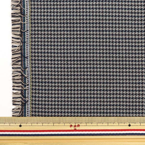 [De la cantidad 5] Fabric "TR Tutan supresión Cepillado Compruebe Navy TRC8001-04"