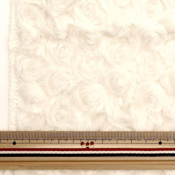 Tela "Rose Bore cortada Tela Off-blancos de aproximadamente 70 cm x 100 cm C-KA22-6-1ow"