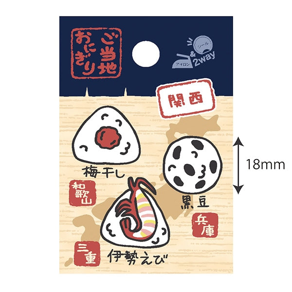 Emblema "Local Onigiri Ppen Kansai YPW-8D" Kokka Cocka