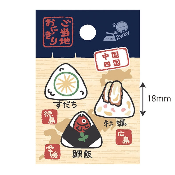 Emblema "Onigiri Occupazione locale China Shikoku YPW-8F" Kokka Kokka