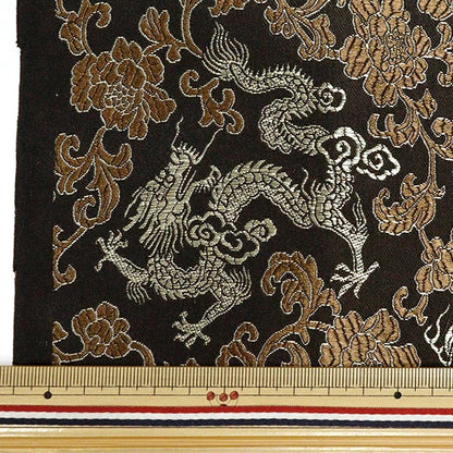 [Jusqu'à 70% de réduction sur le tissu costumé] [de la quantité 5] Tissu "Costume Flowers Brocade de Chine et Ryukuro x Kimito NDC8701-R97BG"