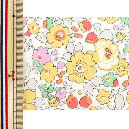 [De la cantidad 5] cinta "Liberty Fabric Print Ribbon Ancho de 80 mm RI-3332019LWE"