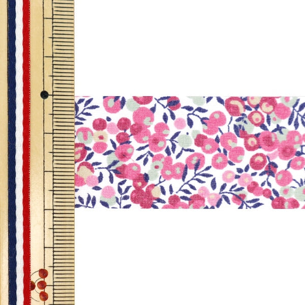 [Aus 5] Band "Liberty Fabric Print Ribbon Breite 30mm RI-36300116be"