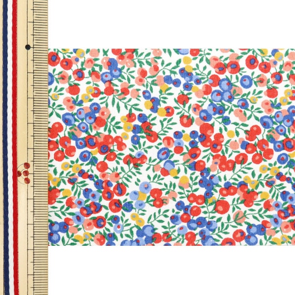 [Dalla quantità 5] Ribbon "Liberty Stampa in tessuto Larghezza nastro 80mm RI-36300116ee"