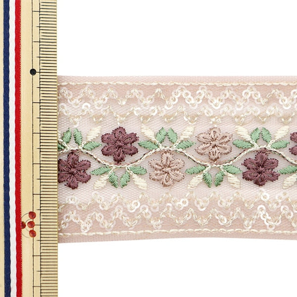 [الكمية من 5] الحرف اليدويةالزركشة 『2022 زركشة التطريز الهندي أرجواني × أرجواني 45353D”