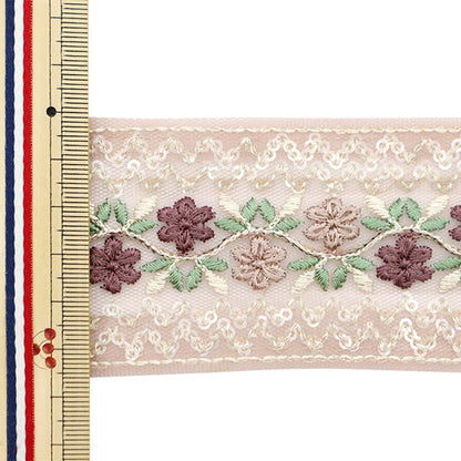 [الكمية من 5] الحرف اليدويةالزركشة 『2022 زركشة التطريز الهندي أرجواني × أرجواني 45353D”