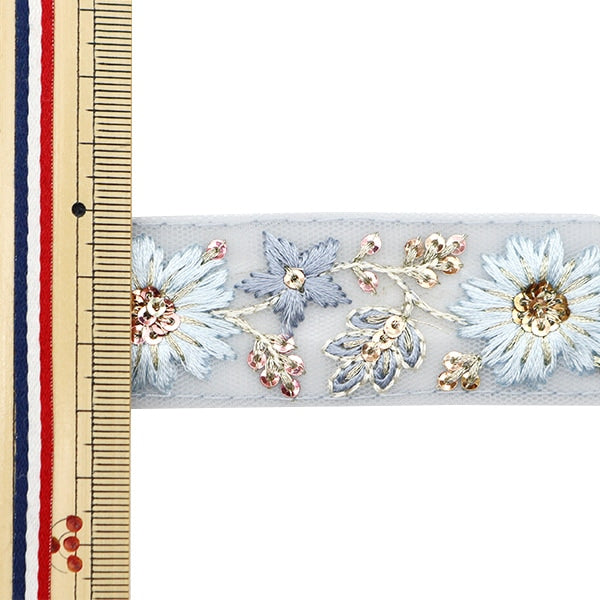 [الكمية من 5] الحرف اليدويةالزركشة 『2022 زركشة التطريز الهندي أخضر × نعناع 45180I”