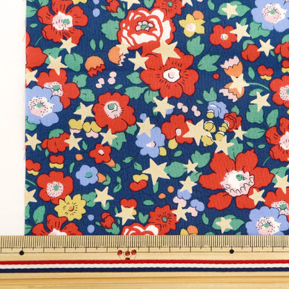 [الكمية من 5] قماش ``Liberty Fabrics Tana Lawn Liberty Christmas Betsy Star 36368406-AT'' Liberty Japan Liberty Japan