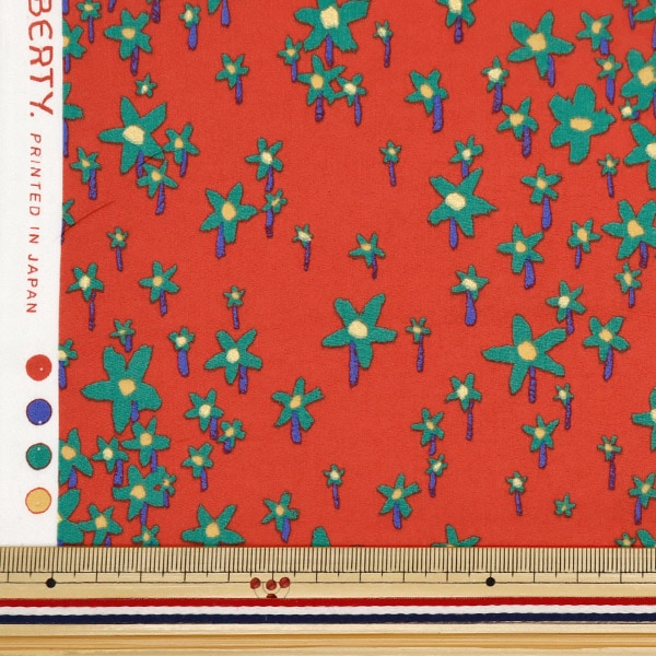 [Du 5] Fabric "Liberty tissu Tanalone Liberty Christmas Bright DC33536-J23C" Liberty Japan Liberty Japan