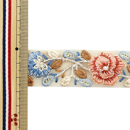 [الكمية من 5] الحرف اليدويةالزركشة 『2023 زركشة التطريز الهندي أزرق × أحمر 357B”