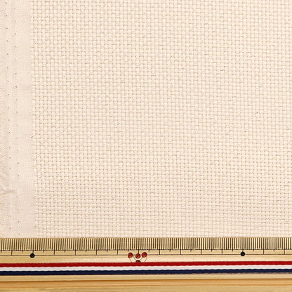 [De la quantité 1] Broderie Tissu "Lamejava Cross 55 14 compte 55 yeux Ivory x Gold 215535" LeCien Lucian Cosmo Cosmo