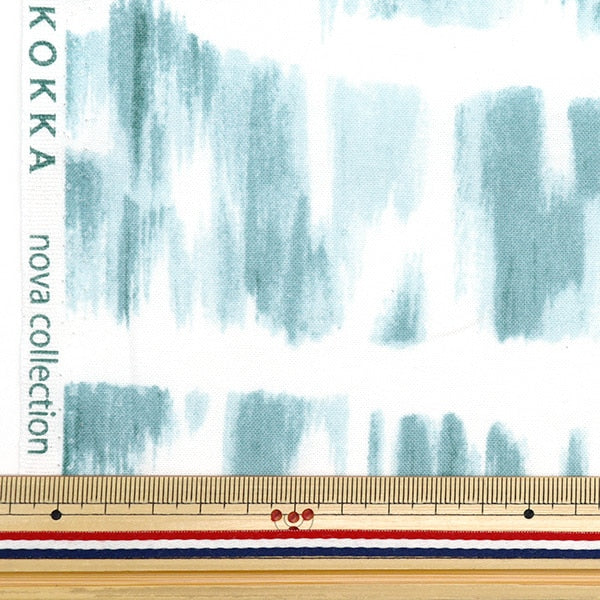 [From quantity 5] Fabric 『SheetingAngel Soft Watercolor Border Light Blue NSE-WABO-LBL] KOKKA