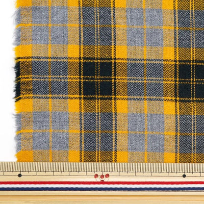 [来自数量5]织物“ Heribone Check 95044-2 No. Check-Aw27”