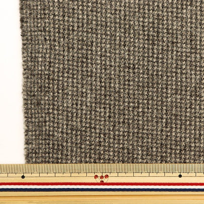 [Dalla quantità 5] tessuto "Woollike Stretch Chidori Brown Wllike-TD-B