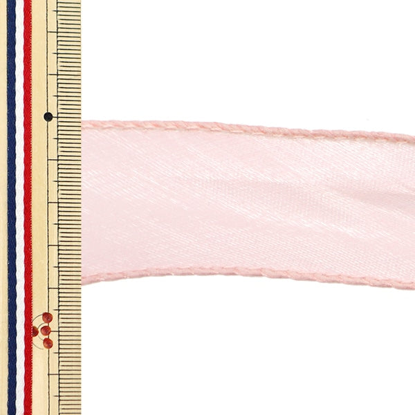 数量5から】 リボン 『フィッシュテールリボン 約31～40mm幅 ピンク