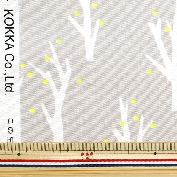 [Aus Menge 5] Fabric "Organic Oxmady Works Bud Ekx-137-1c" Kokka Cocka