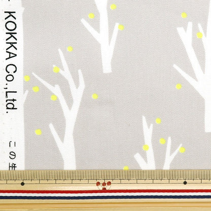 [From quantity 5] Fabric "OrganicOxford Madie Works Tsubomi EKX-137-1C] KOKKA