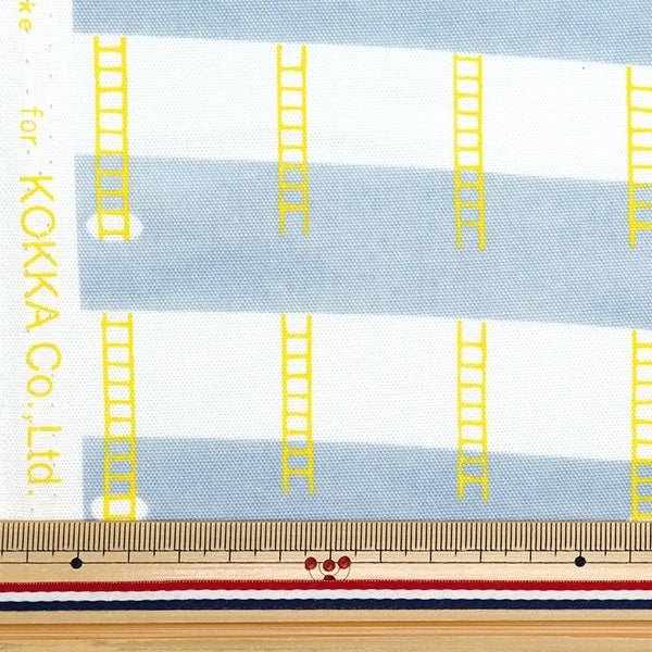 [De la cantidad 5] Fabric "Oxmadi Oxmadi Works Ladder Ekx-138-1a" Kokka Cocka