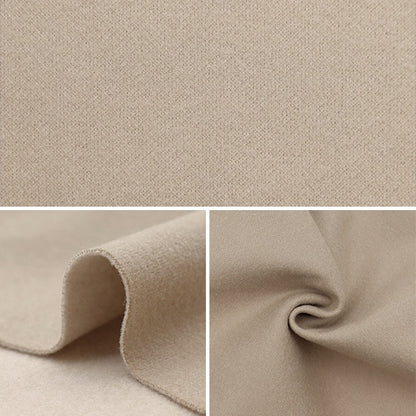 [De la quantité 5] tissu "woollike stretch simple beige wllike-so-be"