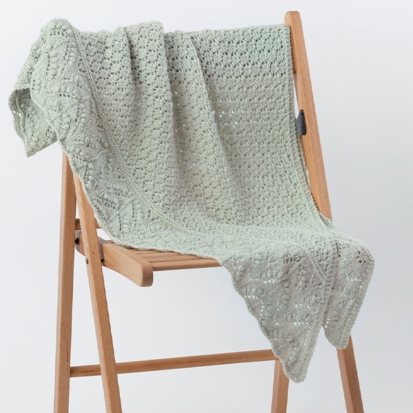 編み物キット 『スズランの三角ショール 1番色 23-42』