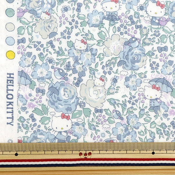 [From quantity 5] Fabric "Liberty Fabric Tana lawn Felishite Hello Kitty DC27904-J24B] [Yuzawayaoriginal】