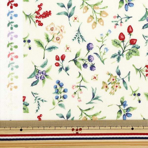 [From quantity 5] Fabric "Twill Berry Garden Multi TWBEG-MIX"