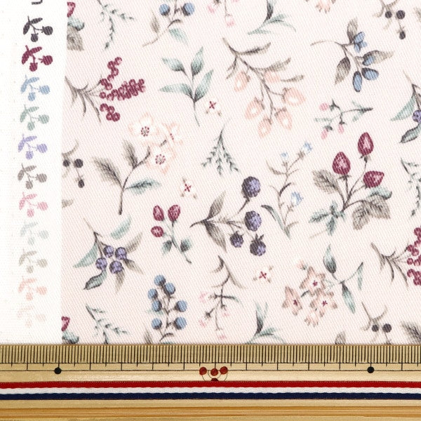 [De la quantité 5] Tissu "Twill Berry Garden Soft Rose Twbeg-lpk"