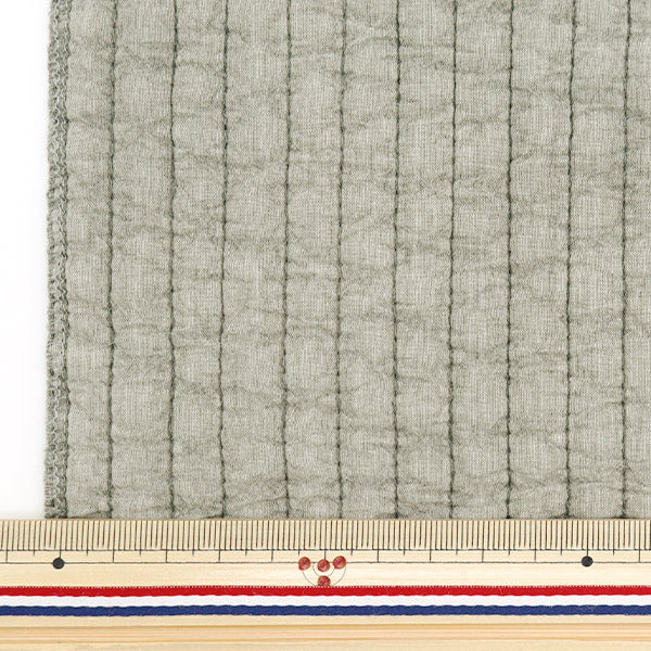 生地 『ニュアンスキルト カットクロス 約108cm幅×長さ48cm グレー C-Q