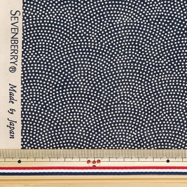 [De la quantité 5] tissu "Sheiting Japanese Tonal Pattern Shark Komon Blue 88222-10-8"