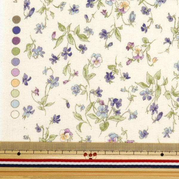 [De la quantité 5] tissu "effrayer violet de White 83054-1-1"