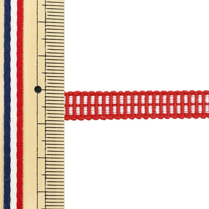 [수량 5에서] 수공예 끈 "Sanada String Cotton Flat String 3 분 너비 약 0.9cm 222 색상"