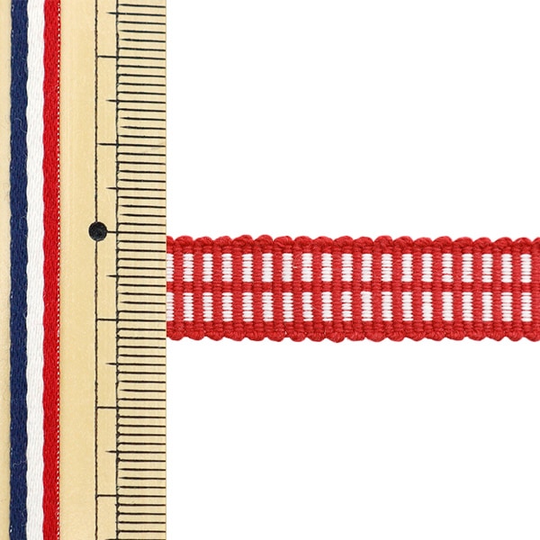 [수량 5에서] 수공예 끈 "Sanada String Cotton Flat String 4 분 너비 약 1.2cm 222 색상"