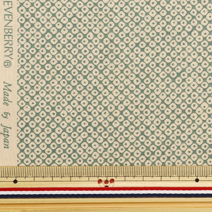 [From quantity 5] Fabric 『Sheeting Japanese toning pattern Kanoko light blue 88222-9-2]